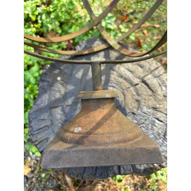 Metal Iron Garden Armillary, 60's For Sale - Image 7 of 8