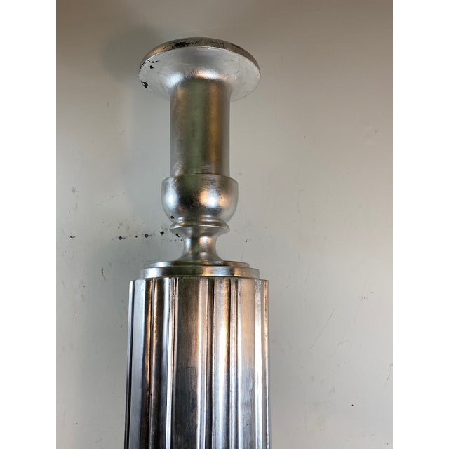Art Deco Art Deco Revival Wood Torches - a Pair For Sale - Image 3 of 11