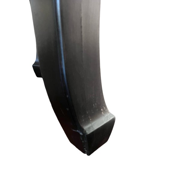 Vintage Century Furniture Asian-Inspired Black Lacquer & Burl Wood End Tables - A Pair For Sale In Naples, FL - Image 6 of 11