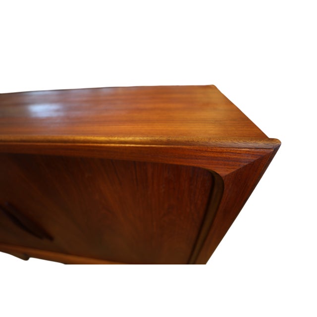 Wood Danish Teak Shutter Cabinet with Drawers and Shelves, 1960s For Sale - Image 7 of 11