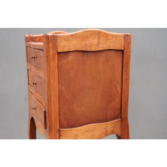 Pair of French Louis XV Style Tiny Side Tables Nightstands For Sale - Image 11 of 13