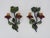 Vintage Italian Wall Lights in Painted Metal with Flowers and Foliage, 1960s, Set of 2 For Sale - Image 4 of 10
