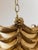 Vintage Italian Gold Draped Swag Lamps - a Pair For Sale - Image 4 of 7