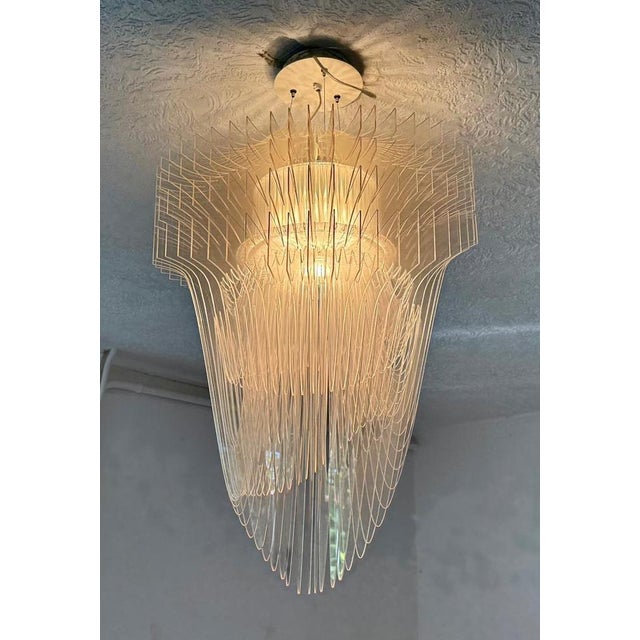 Acrylic Chandelier by Zaha Hadid For Sale - Image 10 of 10