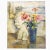 Guglielmo, vase of flowers with sculpture and painting, watercolor on cardboard, h.cm.50x40, with de pisis frame, 1930s....
