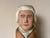 We are delighted to offer for sale this fantastic Vintage art hand carved and painted wood sculpture of the 2dn president...