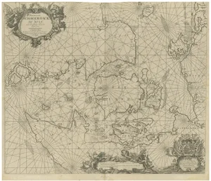 Nautical Chart of Skagerrak and Øresund by Johannes Van Keulen