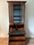 Queen Anne Mid 20th Century Queen Anne Style Burr Walnut Secretary Bookcase For Sale - Image 3 of 17