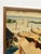 Various Artists Frank Carson Vintage 1942 Modernist " Provincetown Bay Beach, Waterfront Seascape " Framed Original Signed Post-Impressionist Oil Painting For Sale - Image 4 of 16