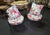 Vintage Wrought Iron Chairs with Tropical Pattern Cushions, 1970s, Set of 2 For Sale - Image 4 of 6