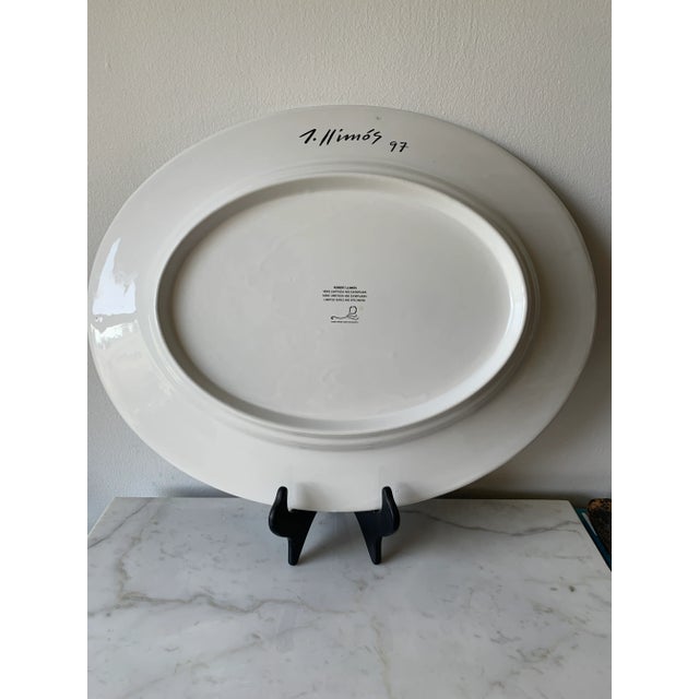 Nautical Massive Museum Edition Platter by Artist Robert Llimós, 1997 For Sale - Image 3 of 13