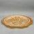 This stunning vintage marigold carnival glass cake plate features Jeannette Glass Company's classic Iris and Herringbone...