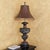 Elegant early 20th century Frederick Cooper table lamp made in Chicago, USA, featuring richly sculpted acanthus leaves,...