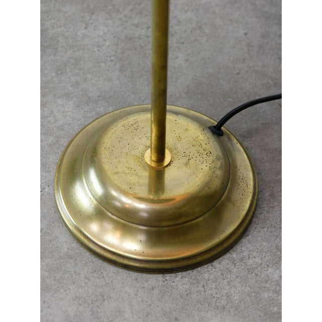 Mid 20th Century Mid-Century Italian Brass and Glass Table Lamp, 1960s For Sale - Image 5 of 14