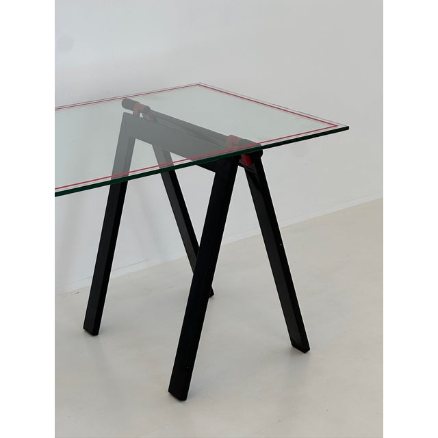 Gaetano Desk Table by Gae Aulenti for Zanotta, Italy, 1980s For Sale - Image 6 of 15