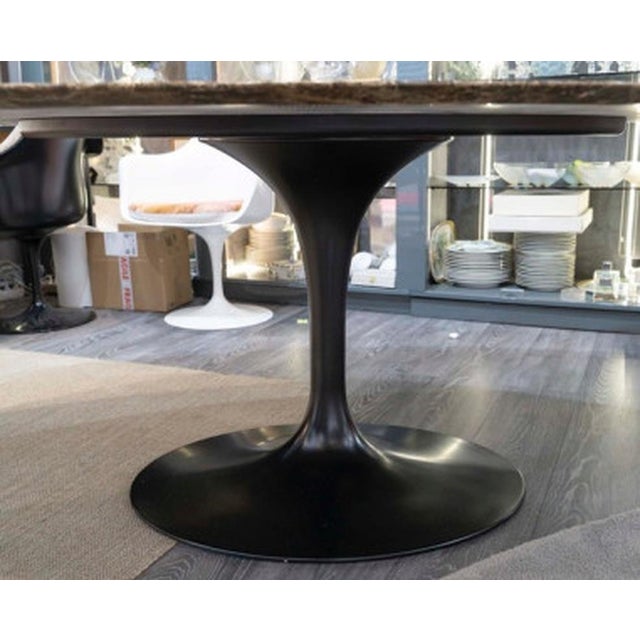 Stone Tulip Table in Marquina Marble by Eero Saarinen for Knoll International, 1950s For Sale - Image 7 of 9