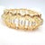 Tiffany & Co. Jean Schlumberger Diamond Yellow Gold and Platinum Hands Bracelet For Sale - Image 9 of 12