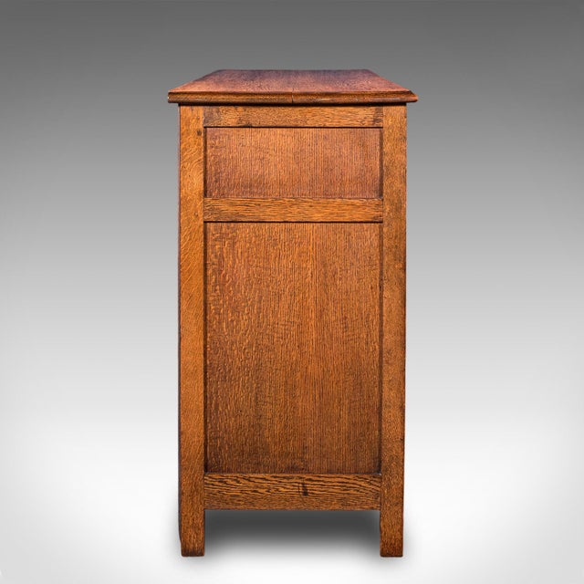 Antique Dining Cabinet, English Oak, Sideboard, Drinks Cupboard, Edwardian, 1910 For Sale - Image 4 of 12