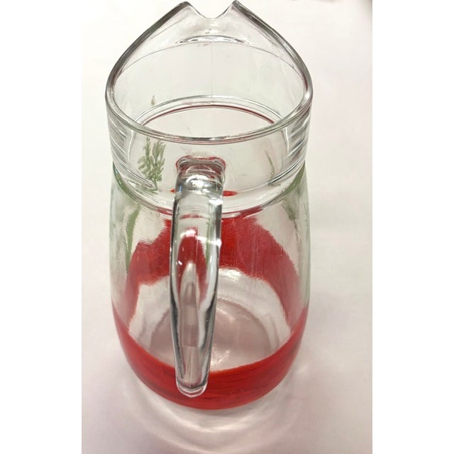 Mid 20th Century Mid Century Bloody Mary Cocktail Serving Et - Pitcher and Glasses For Sale - Image 5 of 6