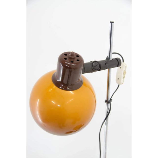 Metal Hungarian Floor Lamp and Chandelier, 1960s, Set of 2 For Sale - Image 7 of 10