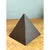 Late 20th Century Vintage Sarreid Patinated Metal Pyramid Sculpture For Sale - Image 5 of 12