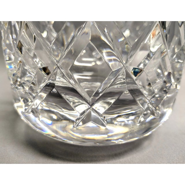 Transparent Orrefors Sofiero Large Cut Crystal Bowl For Sale - Image 8 of 9