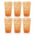 Willa Speckled Highball Glasses - Orange, Set of 6 For Sale - Image 4 of 4