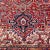 1950s Old Persian Heriz Area Rug 8’3″ X 11’10” For Sale - Image 11 of 13
