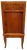 Biedermeier Pillar Cabinet in Cherry Veneer, 1820 For Sale