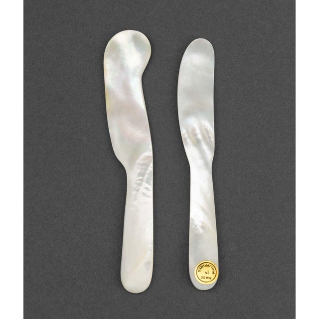 Late 20th Century Mother-of-Pearl Assembled Caviar Service - 9 pcs For Sale - Image 13 of 15