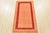 Contemporary Gabbeh Rug 2’11” X 5’1” Orange Wool Contemporary Hand-Knotted Carpet For Sale - Image 3 of 12