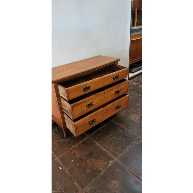 Antique 1900s Edwardian English Satinwood Dresser For Sale - Image 10 of 10