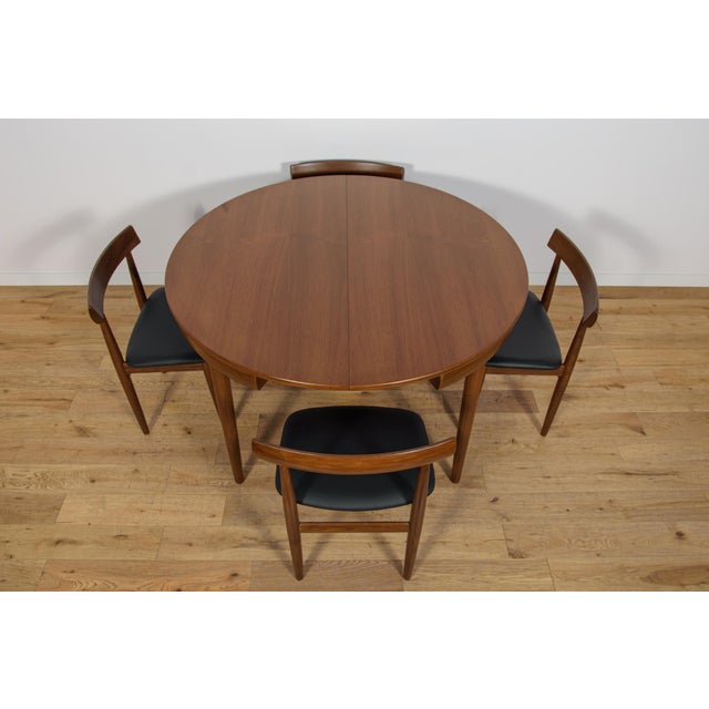 Mid-Century Teak Dining Table & Chairs by Hans Olsen for Frem Røjle, Denmark, 1960s, Set of 5 For Sale - Image 6 of 18
