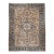 Vintage Persian Heriz Rug, Hand-Knotted Wool, Geometric Medallion Pattern,Tan & Navy, 9x13 For Sale