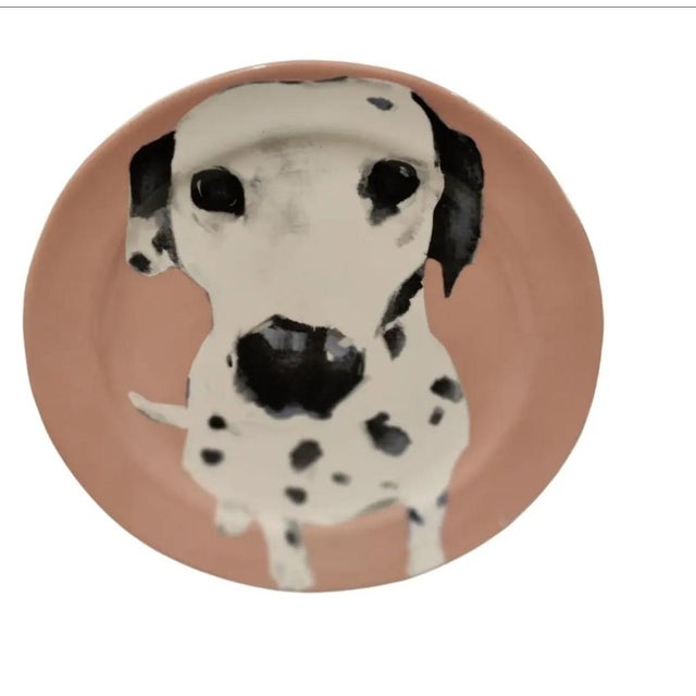 2010s Sally Muir Dog-a-Day Dessert Plate Set of 4 For Sale - Image 5 of 7