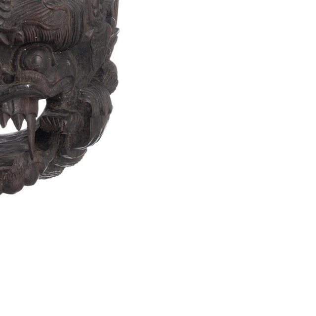Indonesian Art Barong Sculpture For Sale - Image 5 of 6