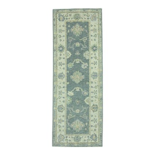Turkish Oushak Rug 2'9" x 7'6" #19136 For Sale