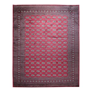6x9 Rustic Nina Coral Traditional Geometric Nan Carpet Rug For Sale