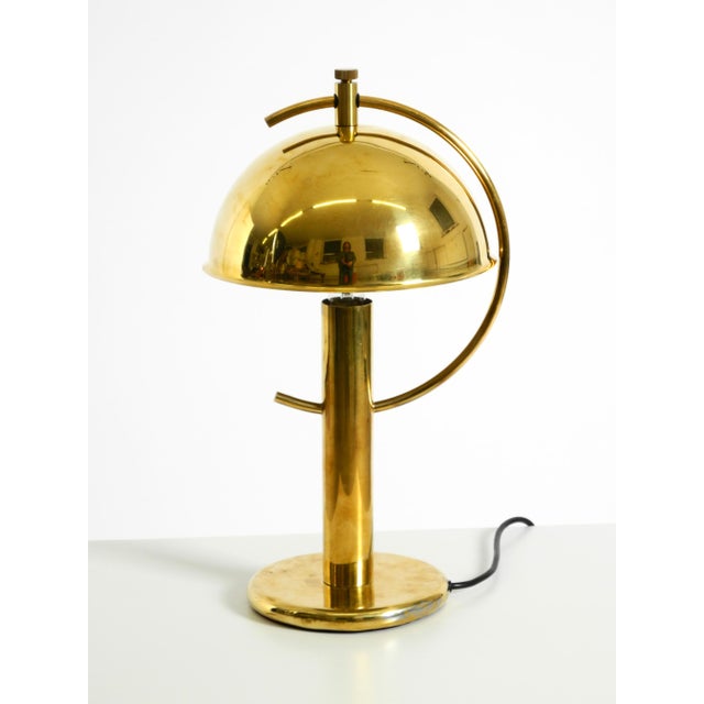 Metal Large Vintage Brass Table Lamp from Gebrüder Cosack, 1970s For Sale - Image 7 of 18