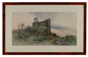 Angelos Giallinas, Landscape, Watercolor