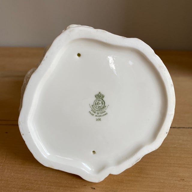 1950s Royal Worcester White China Nautilus Vase For Sale In New York - Image 6 of 8