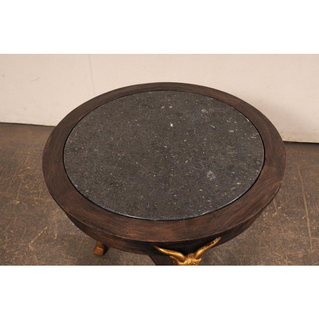 Wood French Table w/Goat Head & Hoof Accents For Sale - Image 7 of 9