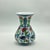 Ceramic Handmade Ceramic “Kandil” Vase (15cm) – Red Carnations, Blue Tulips & Yellow Accents For Sale - Image 7 of 8