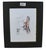 Chic Parisian Expressionism Woman Painting Including the Antiqued Gold Wood Frame For Sale - Image 4 of 5