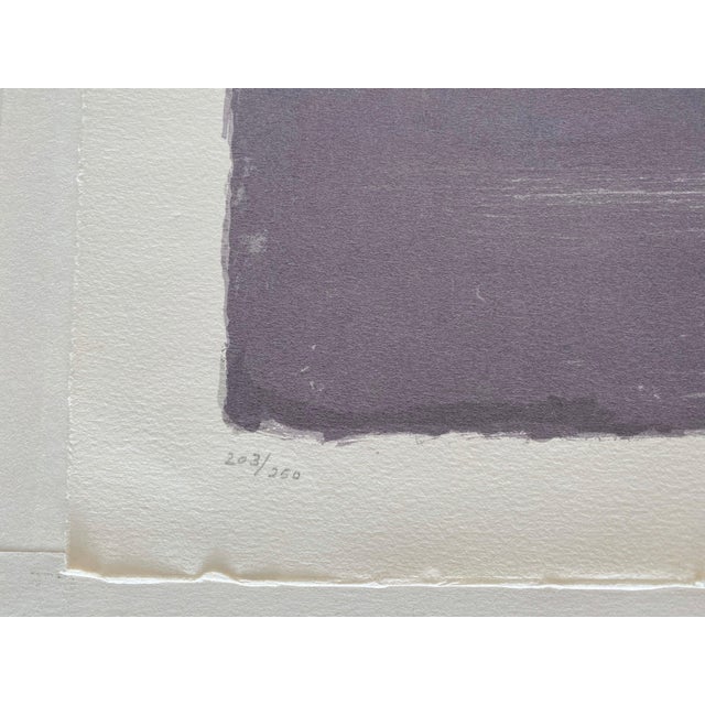 Efraim Fima, Chinese Israeli Modernist Still Life Lithograph Abstract Flowers in Vase For Sale In Miami - Image 6 of 10