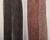 Zarba, five canoe shaped pieces, signed and dated on back "Zarba/1988/Melnick", burnished clay, hand cast paper, and...