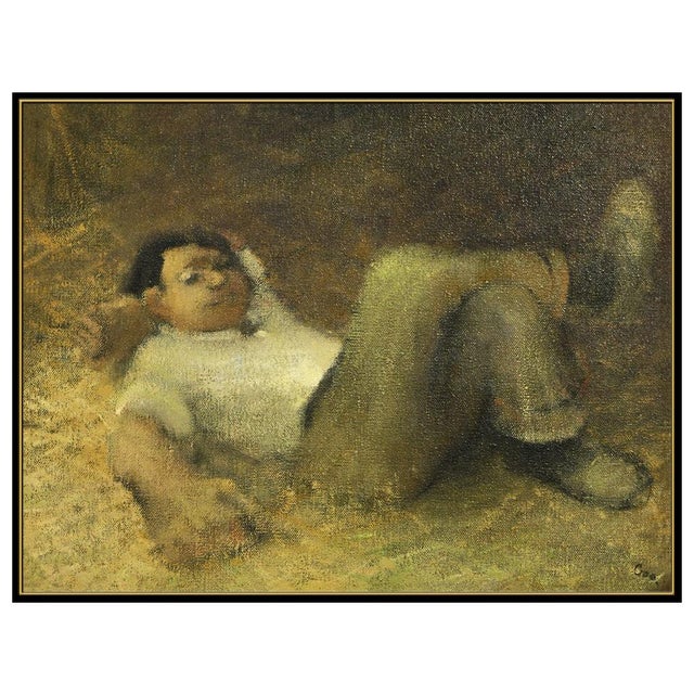 Message us to inquire about custom framing options! (Included for free with every purchase) The artwork here, "Hay Bed",...