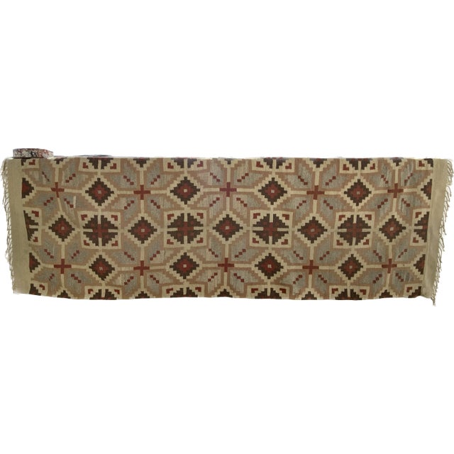 Mid 20th Century Mid 20th Century Navajo Style Woven Wall Hanging For Sale - Image 5 of 6