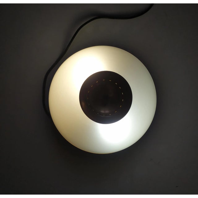 Metal Wall Lights attributed to Luigi Caccia Dominioni for Azucena, 1950s, Set of 2 For Sale - Image 7 of 8