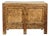Aged Poplar Double Cabinet For Sale